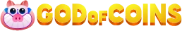 god of coins casino logo